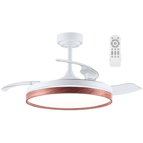 Ventilador LED aspas plegables Tamero Cerezo CCT Dim (72W)