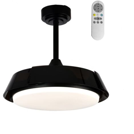 Ventilador LED con aspas plegables Batán CCT Smart (35W)  Negro