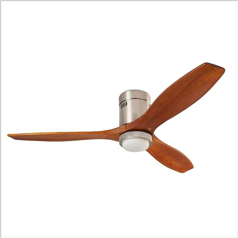 

Leds · C4 - Ventilador led integrado y motor DC 137cm modelo STEM niquel madera