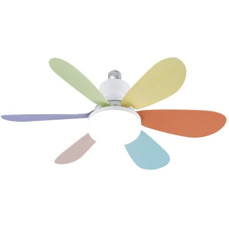 Ventilador LED Nikiya E27 CCT (18W)  Multicolor