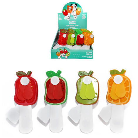 VENTILADOR MANO FRUTAS SURTIDO