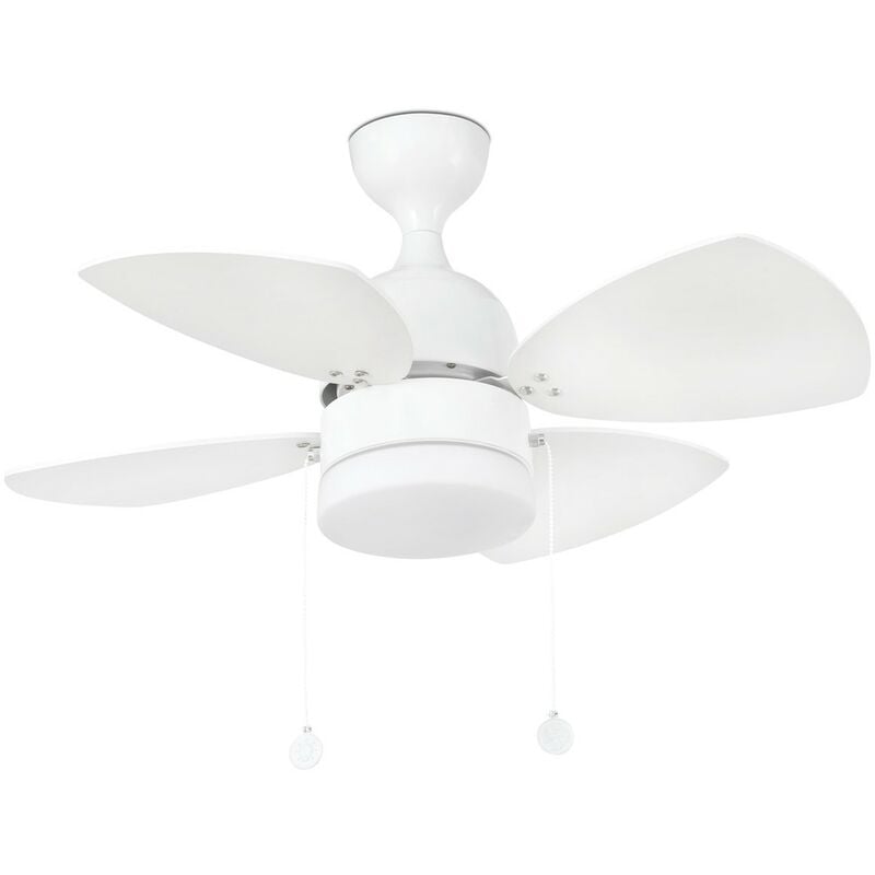 

Faro Barcelona - Ventilador de techo con luz Mediterraneo 33704 - BLANCO