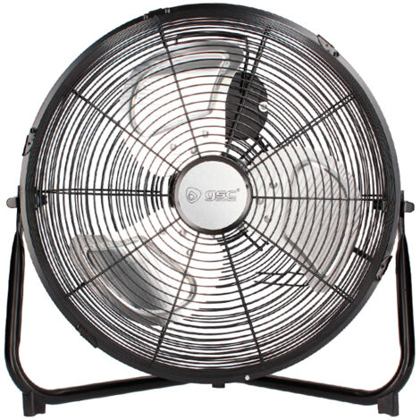 Ventilador metálico de suelo Gumba Ø40cm 70W Negro