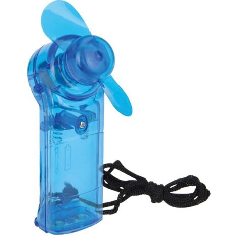 Ventilador mini con cuerda para colgar colores surtido