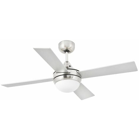 Ventilador de techo Faro Barcelona 33699 MINI ICARIA niquel FARO MINI ICARIA Ventilador de techo con luz blanco