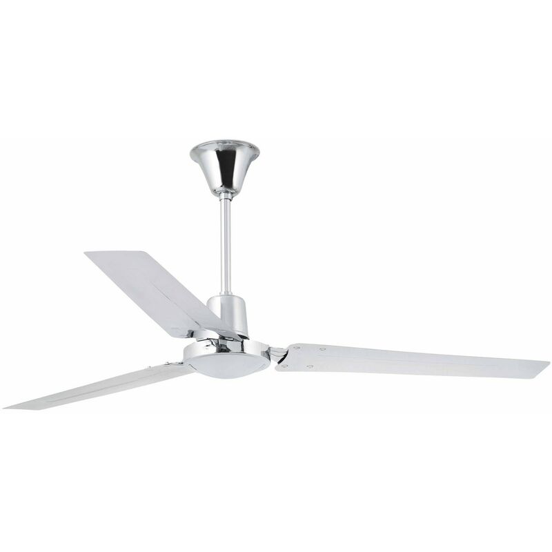 

Ventilador de techo sin luz Indus 33002 - CROMO BRILLO