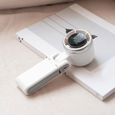 Ventilador multifuncional y portátil (3600 mAh), con pantalla LED, ventilador de mesa, ventilador personal, pequeño, 5 velocidades y plegable 150 grados.