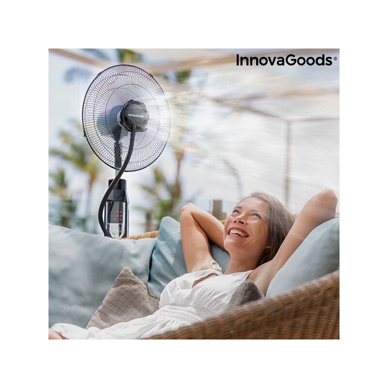 

Ventilador Nebulizador de Pie con Mando a Distancia InnovaGoods Ø 40 cm 70W