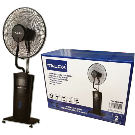 Ventilador Nebulizador Talox 2 Lts 100W 3 Velocidades 40 cm FS-1619R