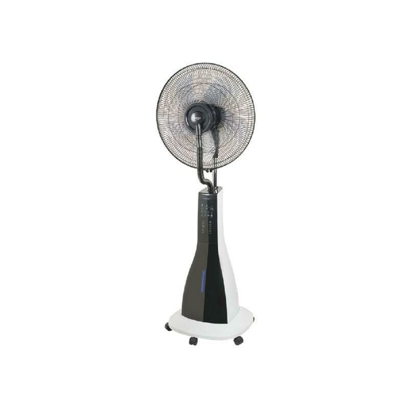 Ventilateur brumisateur oscillant Habitex VNH90 40W 3 vitesses H30cm D90cm Gris