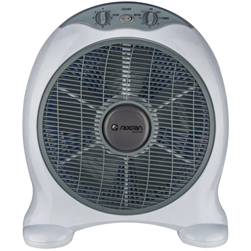 

Ventilador de Sobremesa Ø30cm 50W 3 Velocidades New Box Gris Raydan Home