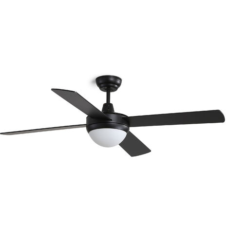 Ventilador NICK E27 2x6W Negro - Negro