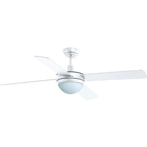 Ventilador NICK E27 Blanco
