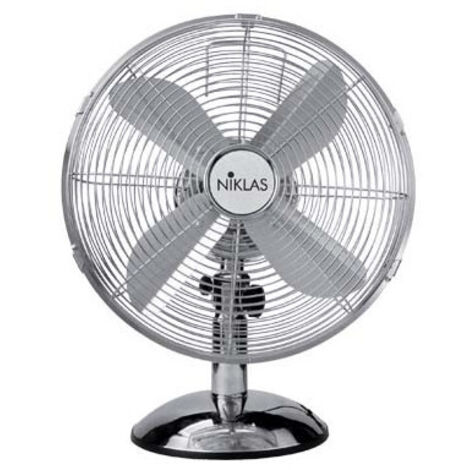 Ventilador Niklas Newage Cromado de Mesa