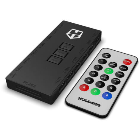 VENTILADOR NOX HUMMER R-HUB ARGB REMOTE HUB