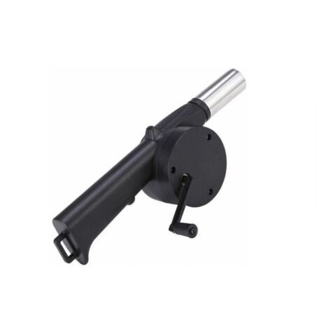 Ventilador para parrilla, soplador de barbacoa, ventilador de manivela Triumph para parrillas de carbón, herramienta de cocina para picnic y camping al aire libre