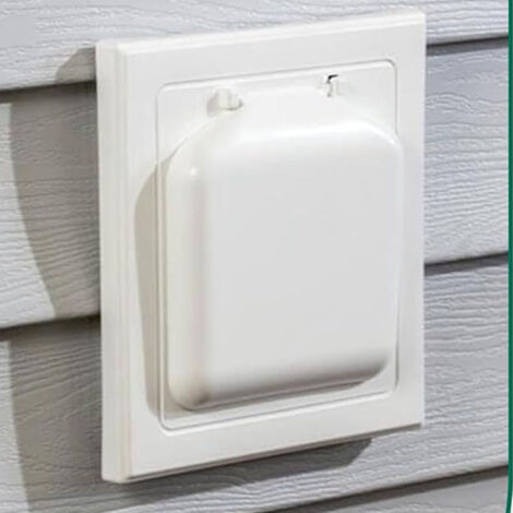 Ventilador para secadora de dos puertas, modelo de 4,4 cm, de plástico, con características de seguridad, incluye 4 tornillos.
