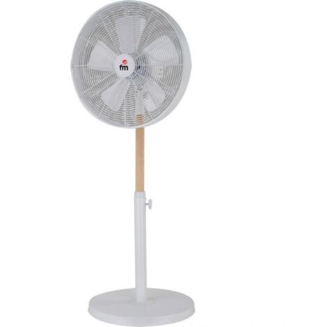 VENTILADOR PIE 50W MADERA NP140