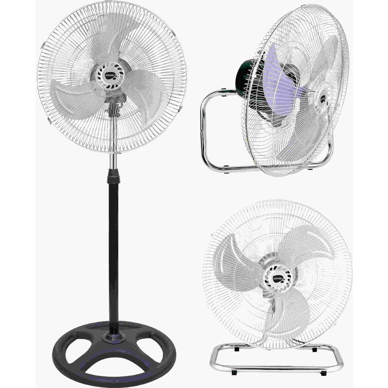 

Ventilador Pie/suelo/pared 45cm Oscilante 90w-3v Bl Meissa V