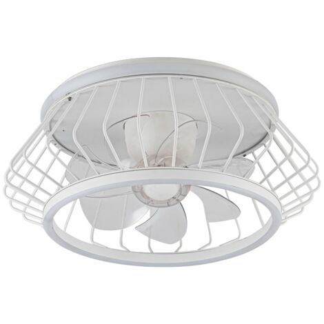 Ventilador Plafón LED Cobra Blanco 50W 4800Lm. CCT Dim