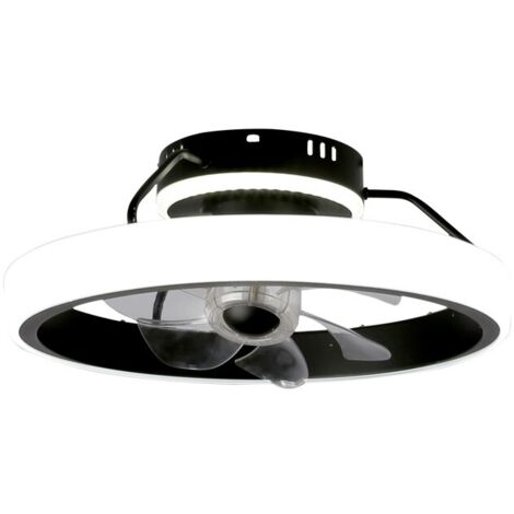 Ventilador Plafón LED Dinirot Negro: Modernidad y Funcionalidad en tu Hogar