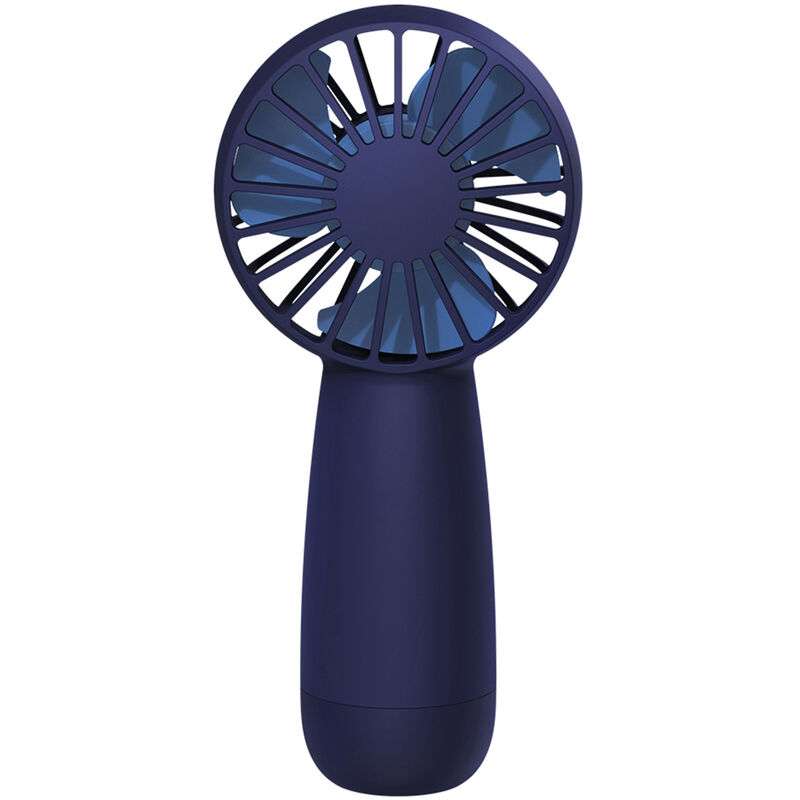 

Happyshopping - Ventilador portatil de bolsillo, con correa de mano desmontable Super Mini ventilador de escritorio, 3 velocidades,Azul oscuro