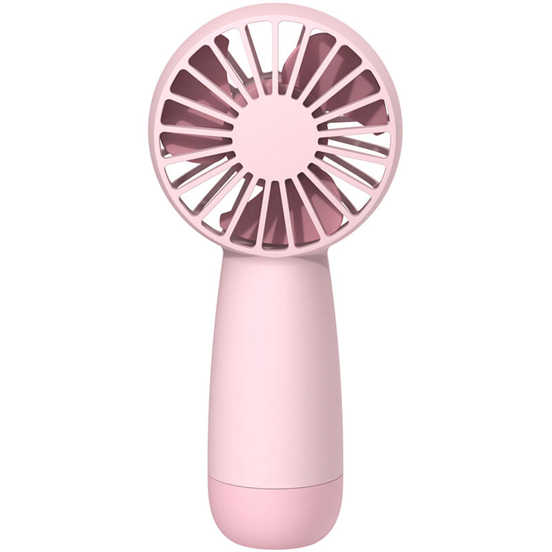 

Happyshopping - Ventilador portatil de bolsillo, con correa de mano desmontable Super Mini ventilador de escritorio, 3 velocidades,Purpura rosado