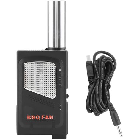 Ventilador portátil para barbacoa, mini soplador de aire eléctrico para cocinar, ideal para barbacoas, camping y chimeneas.