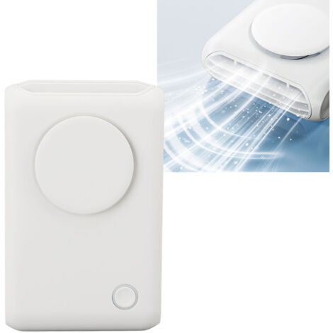 Ventilador portátil y silencioso con clip, 2000 mAh, puerto de carga USB tipo C, 3 velocidades, mini ventilador recargable para actividades al aire libre como acampar, andar en bicicleta, la cocina y 