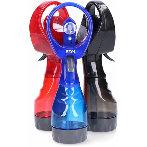 Ventilador pulverizador de agua 2xaa (no incluidas) edm 8425998339796 33979 EDM