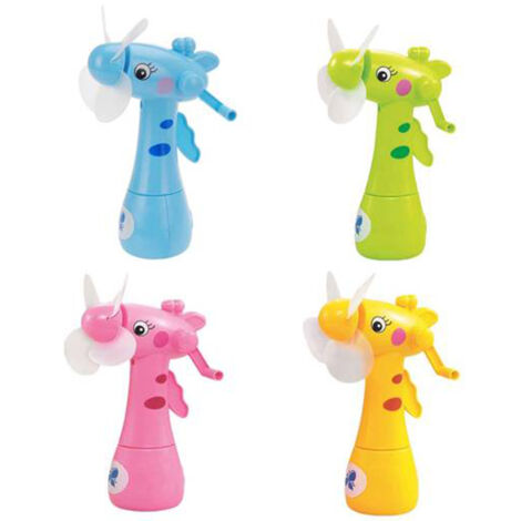 VENTILADOR PULVERIZADOR MANO ANIMAL SURTIDO