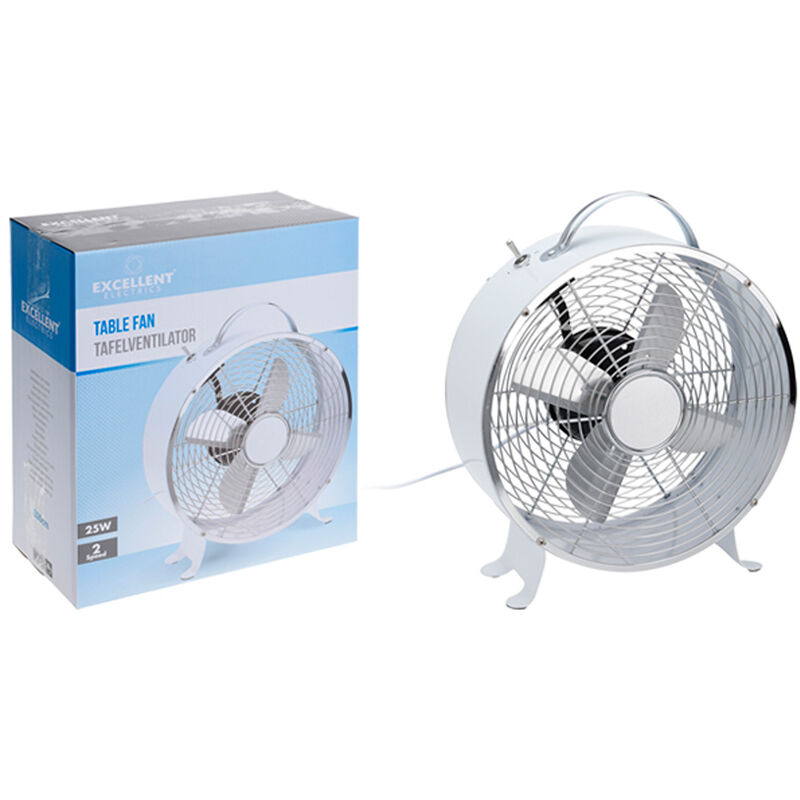 

Ventilador Redondo Metal 26 Cm Blanco