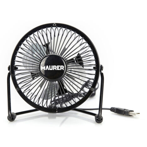 Ventilador Sobremesa Ø 10 cm. Funcionamiento USB