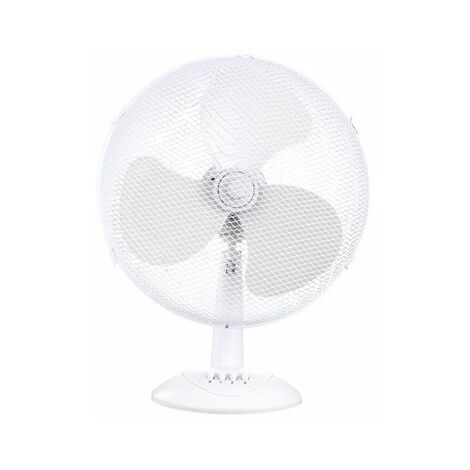 Ventilador sobremesa 43cm 45W Blanco