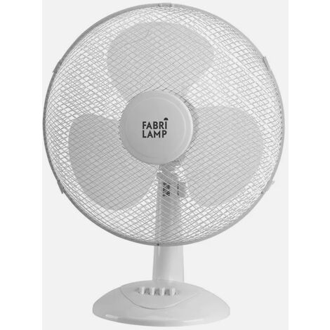 Ventilador Sobremesa Cape Pequeño Blanco 25W Oscilante