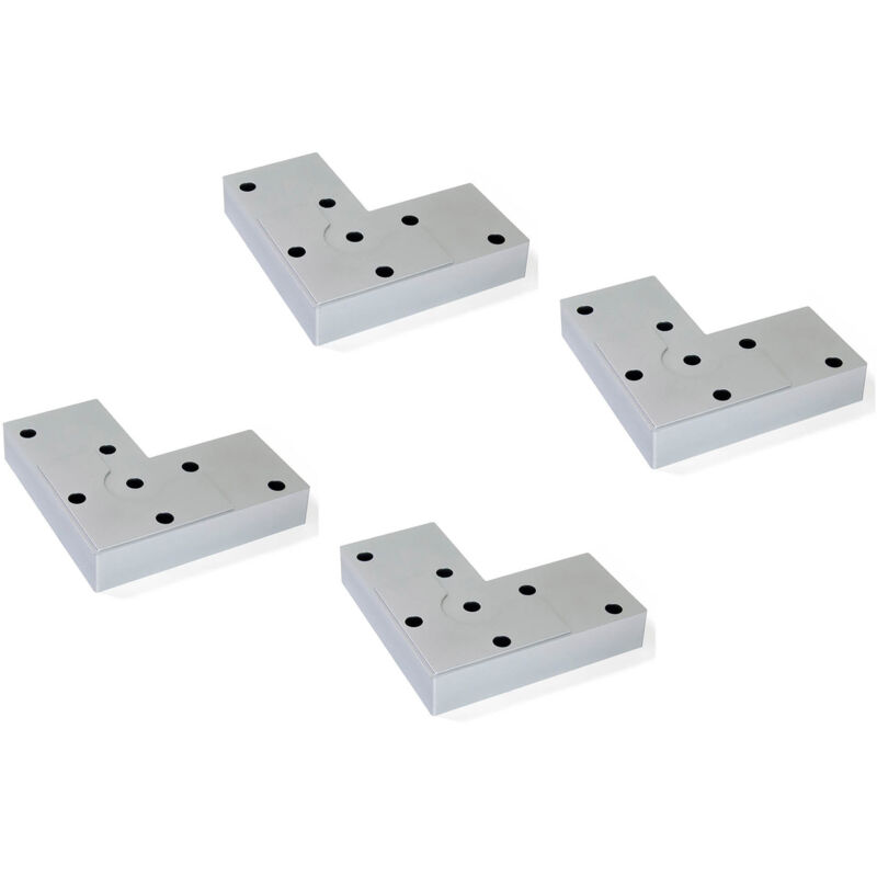 

Pie para muebles Alumix 8, 12, Pintado aluminio, Plástico - Pintado aluminio - Emuca