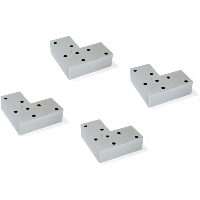 

Pie para muebles Alumix 8, 24, Pintado aluminio, Plástico - Pintado aluminio - Emuca