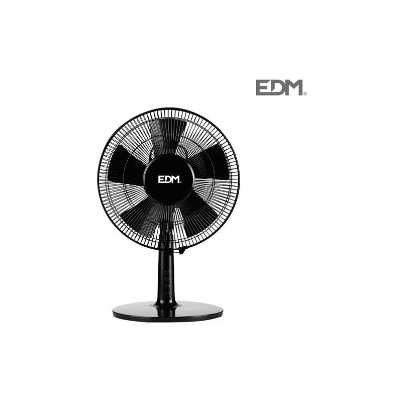 

Ventilador Sobremesa Negro 40 W