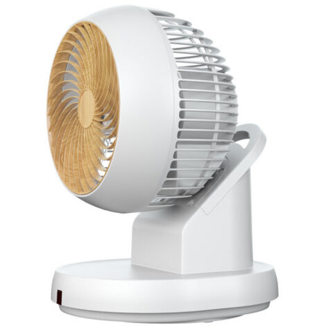Ventilador sobremesa urbel blanco/haya 30w 4vel 31,5x 21x24cm oscilación 3d remoto, temporizador