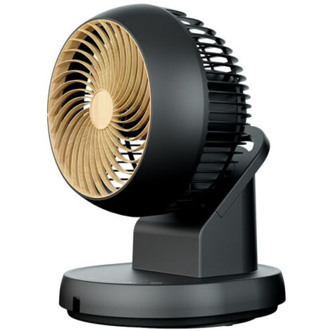 Ventilador Sobremesa Urbel Negro/haya 30w 4velocidades 31,5x 21x24cm
