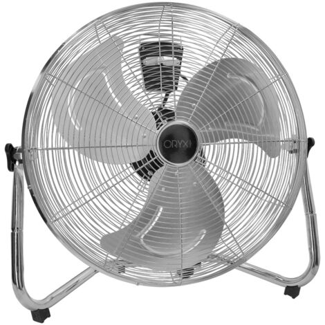 Ventilador Suelo Cromado 120 Watt Ø50 cm.