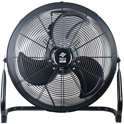 VENTILADOR SUELO INCLINABLE NEGRO 90W - 40 CM