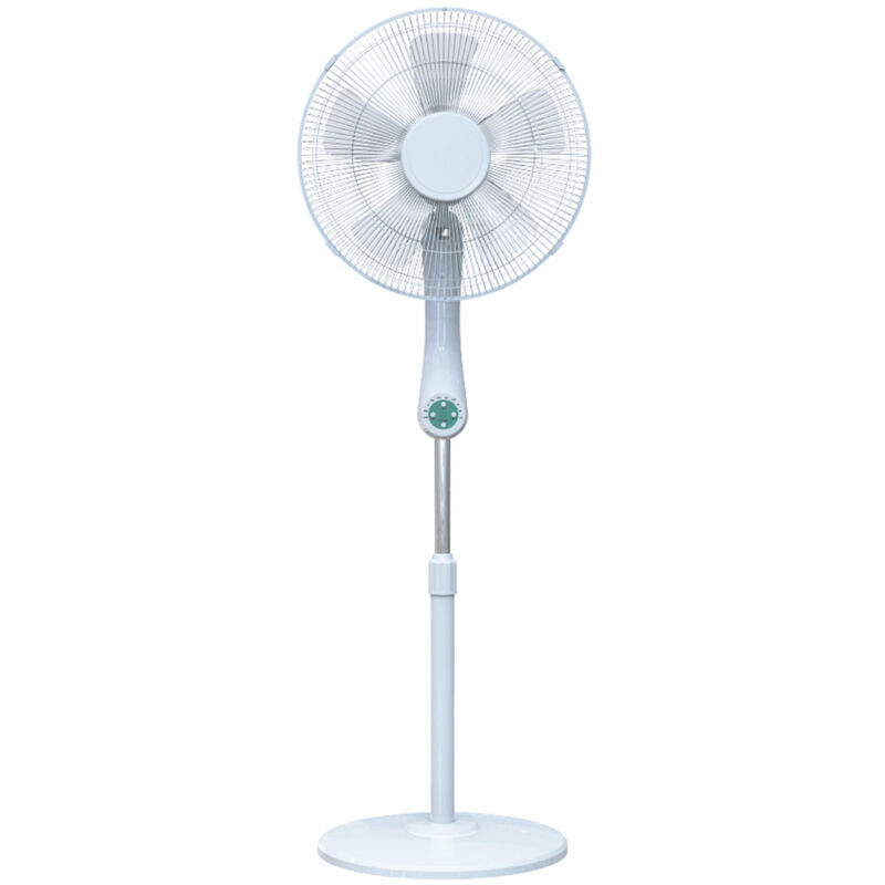 Maurer Weiß - Ventilador Suelo Silencioso Con Mando. Ø 43 Cm. Altura 140Cm. 55 Watt. Funcion Oscilante.
