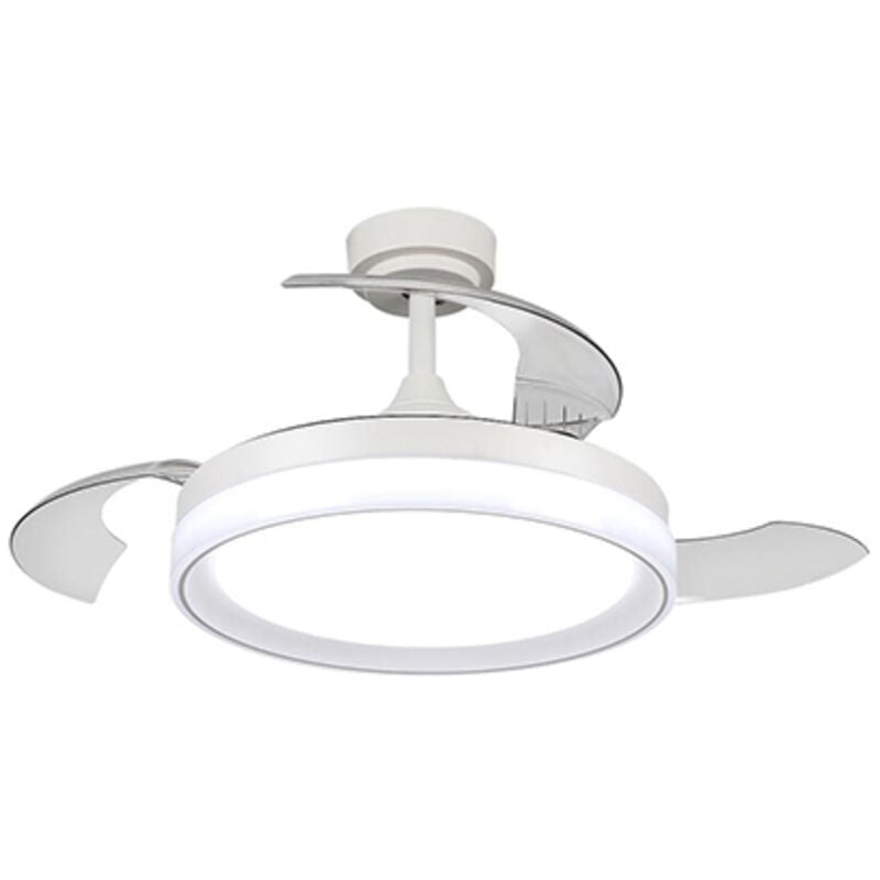 Iluminashop - Ventilateur de plafond 3 pales pliables 107cm 36w moteur dc lm8095 ledme