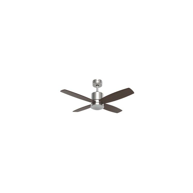 

Ventilador Techo Midi 4052x 55W 132cm Inox/Negro Luz Led