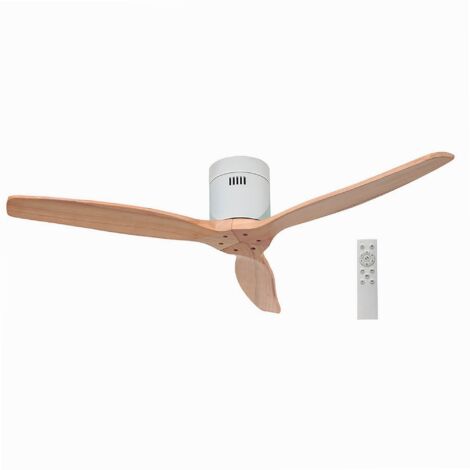 Ventilador techo Mucari con mando Ø132 3 aspas DC Blanco