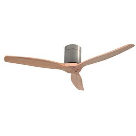 Ventilador techo Mucari con mando Ø132 3 aspas DC Níquel