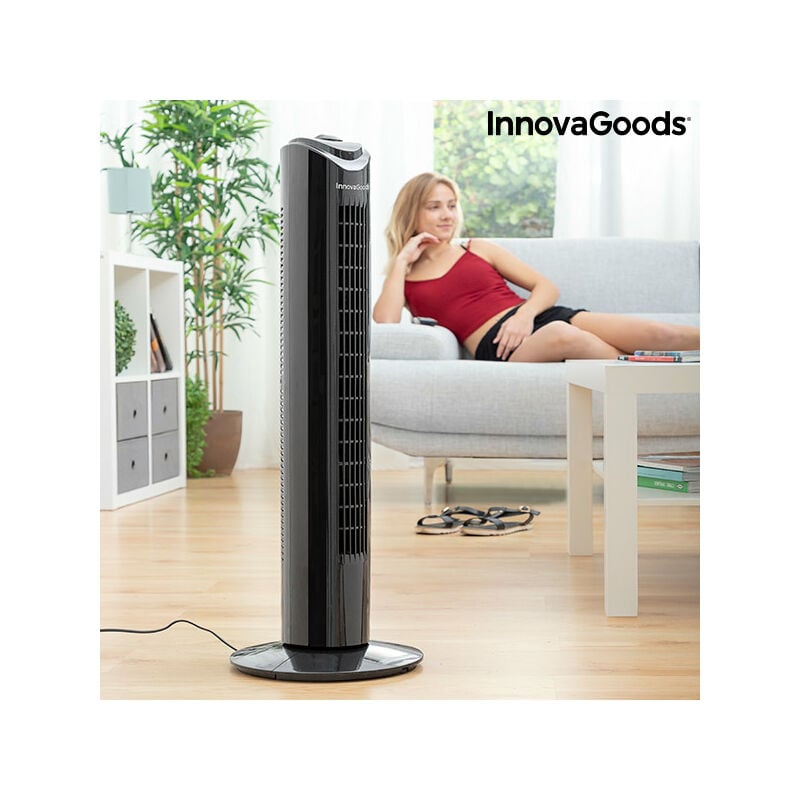 

Ventilador Torre InnovaGoods 80 cm 50W Negro