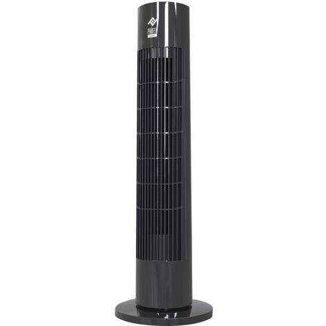 VENTILADOR TORRE NEGRO 50W
