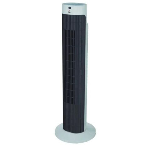 Ventilador torreFMVTR20M76cm, temporizador 7,5H, 3 NIVELES, mando, silencioso